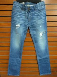 Hollister Blue Slim Straight Jeans for Men Size 34W x 34L Fast Shipping!! - Picture 1 of 3