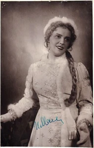 Fotografía autografiada de ópera soprano de IRINA MASLENNIKOVA en The Snow Maiden - Imagen 1 de 1