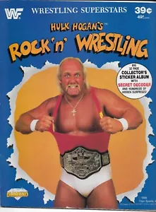 1986 WWF Wrestling Superstars Hulk Hogan's Sticker Album by Diamond - Picture 1 of 3