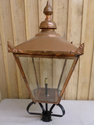 Antique Original Copper Lantern from Harrods London Cover