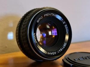 SMC Pentax-M 50mm f2 PK Mount Prime Lens - M823 - Picture 1 of 8