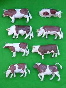 Britische Farm Tier- Modelle, Braun Bull & Kuh Multi-Listing - Picture 1 of 11