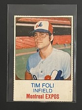 Tim Foli 1975 Hostess Baseball Card Montreal Expos #9 Fair Condition