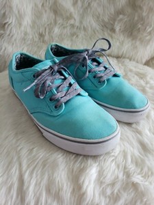 vans teal shoes