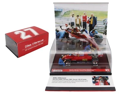 Brumm Ferrari 126 C2 Fiorano 1982 With Mechanics -  Gilles Villeneuve 1/43 Scale - Image 1 of 4