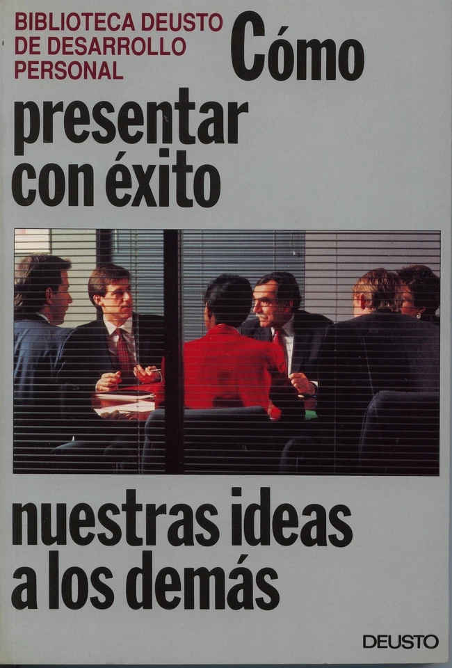 Libro autoayuda CÓMO PRESENTAR CON ÉXITO NUESTRAS IDEAS A LOS DEMÁS - Imagen 1 de 1