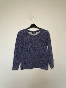 APC Long Sleeve T Shirt Blue Pattern Women’s XS - Picture 1 of 12