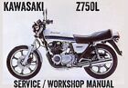 1981-1984 Kawasaki KZ750L KZ750L Workshop Service Repair Manual CD PDF