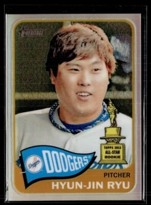 2014 HERITAGE REFRACTOR /565 ROOKIE CUP HYUN-JIN RYU DODGERS - Foto 1 di 1