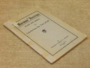 "Mormon"Doctrine Plain & Simple or Leaves from the Tree of Life/CharlesW.Penrose - Picture 1 of 1