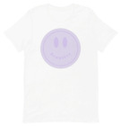 pastel purple smiley face personalized name hippie Women's Unisex Tee T-shirt