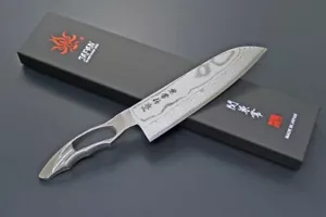 KANETSUNE "Sannoike Series " KC-193 Santoku Knife 170mm Made in SEKi, Japan NEW - Picture 1 of 8