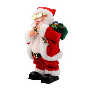 Electric Santa Claus Toy with Shaking Belly and Feet, Singing and Dancing Mus... - Picture 1 of 7