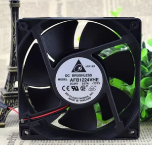 Delta 100% New and Original Cooling Fans AFB1224VHE 24V 0.57A 12cm 12038 - Picture 1 of 2