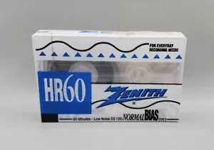 Zenith HR 60 normal BIAS type 1- 60 minutes cassette~ Factory Sealed! - Picture 1 of 4