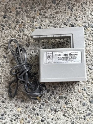 Vintage Realistic Bulk Tape Eraser Cat No 44-232 Made USA VHS Cassette Audio - Image 1 of 3