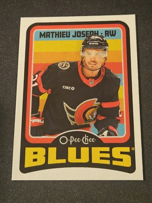24-25 O-Pee-Chee Mathieu Joseph Retro 🚨🚨🚨 Ottawa Senators  - Image 1 of 2