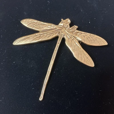 MMA MODERNO MUSEO DE ARTES libélula grande vintage broche prendedor 3”x 3” EE. UU. latón Foto 1 de 4