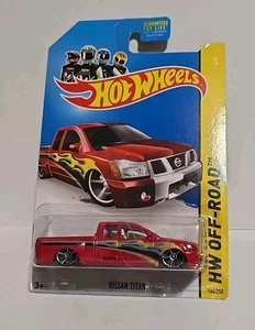 Hot Wheels Nissan Titan (Red) HW Off-Road 164/250 2013 Kmart Error - Picture 1 of 2
