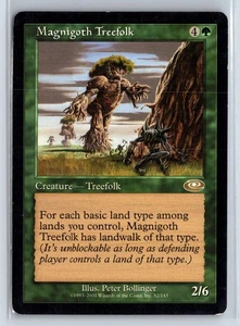 (3x) MAGNIGOTH TREEFOLK - Planeshift – MTG Magic the Gathering Card - Rare - Picture 1 of 6