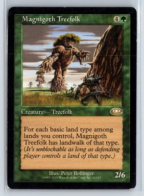 (3x) MAGNIGOTH TREEFOLK - Planeshift – MTG Magic the Gathering Card - Rare - Image 1 of 4