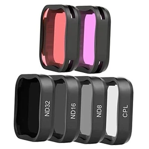  6-Pack Lens Filter for GoPro Hero 7 6 5 Black (ND8, ND16, ND32, CPL, Light  - Picture 1 of 7