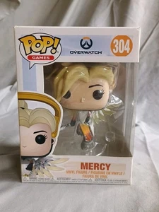 Funko Pop Overwatch Mercy #304 NIP Vaulted - Picture 1 of 6