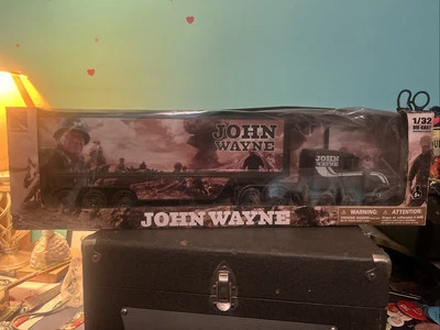 WW2 John Wayne Semi Truck Large 1/32 Die-Cast by NewRay, 2013 NIB (box damage) - Image 1 of 4