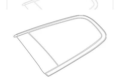 Chevy Traverse 2009-2017 pasajero cuarto trasero derecho vidrio ventana lateral OEM Foto 1 de 2