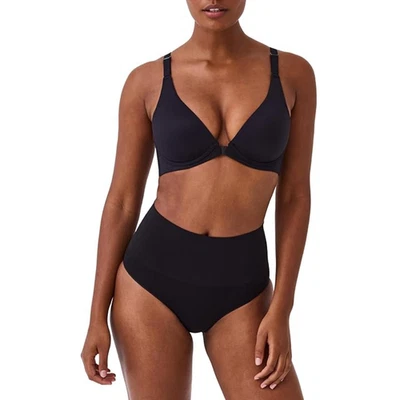 Spanx Bra-llelujah! Bra Women 32D Black Plunge Adjustable Strap Wireless GBO1090 - Image 1 of 4