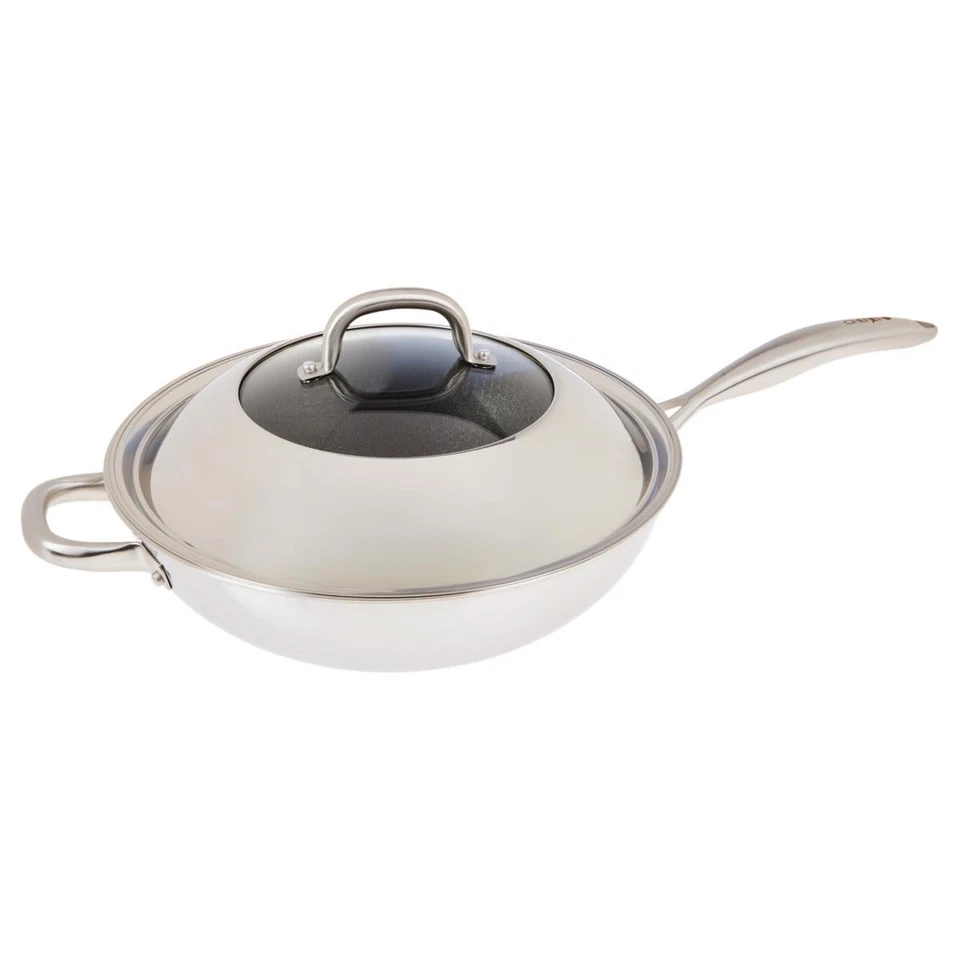 Chef Jet Tila Hybrid Nonstick Stir Fry Pan with Domed Lid - Image 1 of 3
