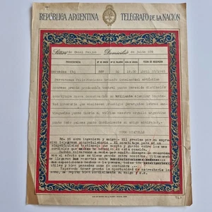 Telegrama - Bernardo Canal Feijoo / Hugo Mitello (1945) - Bild 1 von 1
