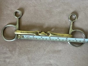 NS Neue Schule Baucher Hanging Snaffle Bit 6 Inch - Picture 1 of 2
