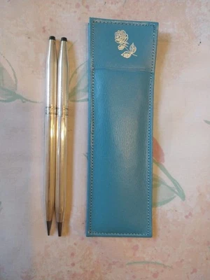 Bolígrafo Cross Lady de plata esterlina, lápiz de 0,9 mm hecho en EE. UU. Foto 1 de 4