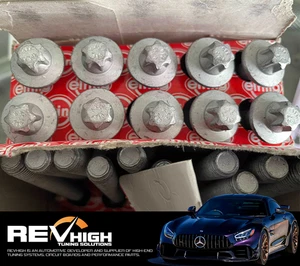1x Mercedes Benz UPDATED Head Bolts 2007+ 6.3L 6.2L C63 AMG Set Kit V8 W204 M156 - Picture 1 of 2