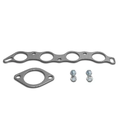Junta de cabezal colector de escape con pernos Fit 85-87 Toyota Corolla AE86 1,6 L DOHC Foto 1 de 4