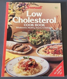 VINTAGE SUNSET COOK BOOK Low Cholesterol Cook Book 1990 Lane Softcover - Imagen 1 de 4