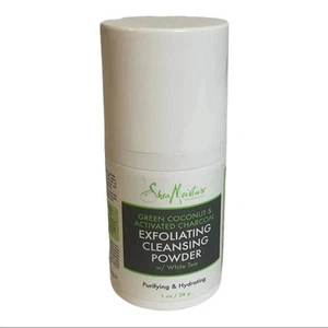 Shea Moisture Face Cleansing Powder Exfoliating Coconut Activated Charcoal Set 2 - Picture 1 of 9