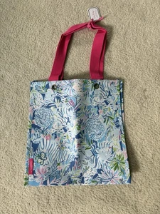 NWT Lilly Pulitzer Market Shopper Bag Tote Lion Around - Picture 1 of 7
