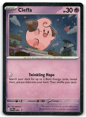 Cleffa COSMOS HOLO 095 SV: Scarlet & Violet Promo Cards Lightly played - Image 1 of 2