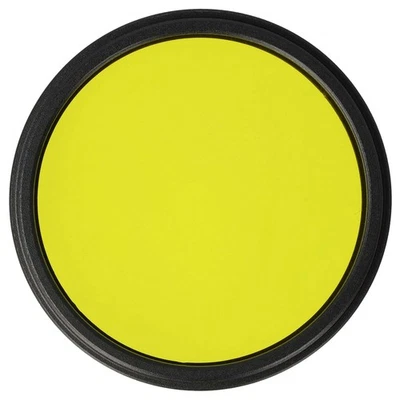 VHBW Filtro colorato universale obiettivi con attacco da 52mm - Giallo