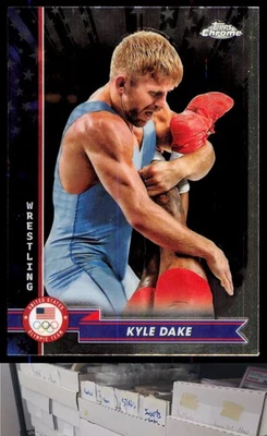 2024 Topps Chrome U.S. Olympics & Paralympic Hopefuls #9 Kyle Dake - JF - Image 1 of 2