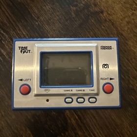 TIME OUT &ldquo;FIREMAN FIREMAN&rdquo;handheld 1980 by Nintendo RC-04 Tested W/New Battery.