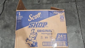 Toallas Scott Shop 55990 azul 9,4"x11" 24 rollos Scott Shop originales - Imagen 1 de 3