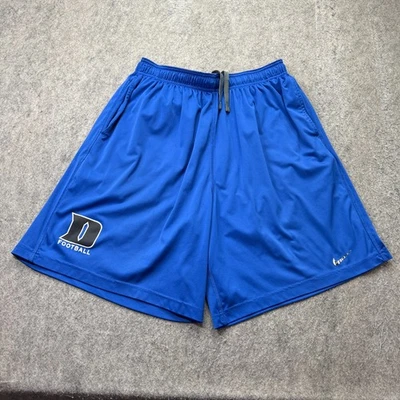 Pantalones Cortos Nike Duke Blue Devils Hombres XL Azul DRI-FIT Rendimiento Atlético 9" Foto 1 de 4