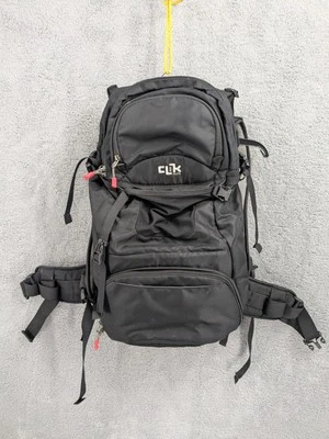 Mochila Clik Elite Venture ProBody SLR câmera pacote grande caminhante preta, usada - Imagem 1 de 4