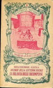 Melchiorre Gioia=LA BILANCIA DELLE RICOMPENSE - Foto 1 di 1
