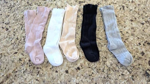 American Trends 5 Pack Baby Girl Toddler Knee High Socks Casual Dress 12-36 mo - Picture 1 of 9