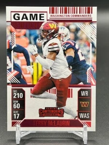Boleto de juego rojo Panini Contenders - Terry McLaurin #99 2024 - Imagen 1 de 1