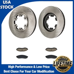 For Nissan Frontier 2003-2004 Nissan Xterra 2000-2004 Front Brake Rotors Pads - Foto 1 di 23